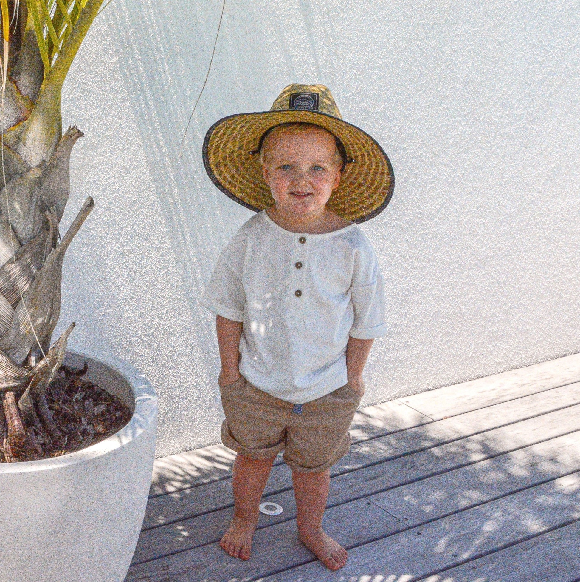 Gots certified organic cotton, ethical and sustainable fashion for babies and toddler, reef-friendly fashion, gender neutral, Australian small business , green reef co, minimalistic fashion, capsule wardrobe for toddler, summer capsule, baby romper with stripes and reef prints, lightweight, breathable cotton