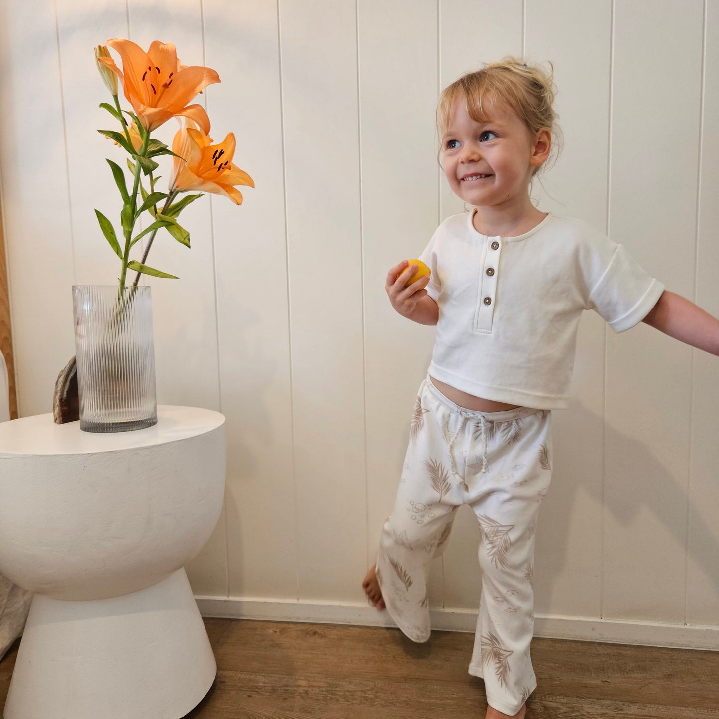 Gots certified organic cotton, ethical and sustainable fashion for babies and toddler, reef-friendly fashion, gender neutral, Australian small business , green reef co, minimalistic fashion, capsule wardrobe for toddler, summer capsule, baby romper with stripes and reef prints, lightweight, breathable cotton